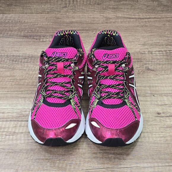 Asics Gel Preleus Women's Size 9.5 Pink Red Running Shoes (T480N) - Picture 2 of 9